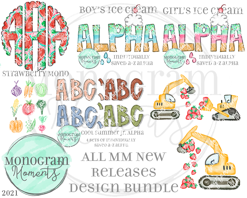 MM New Release Bundle 4/15/21 - Save 50% - 7 Total Designs