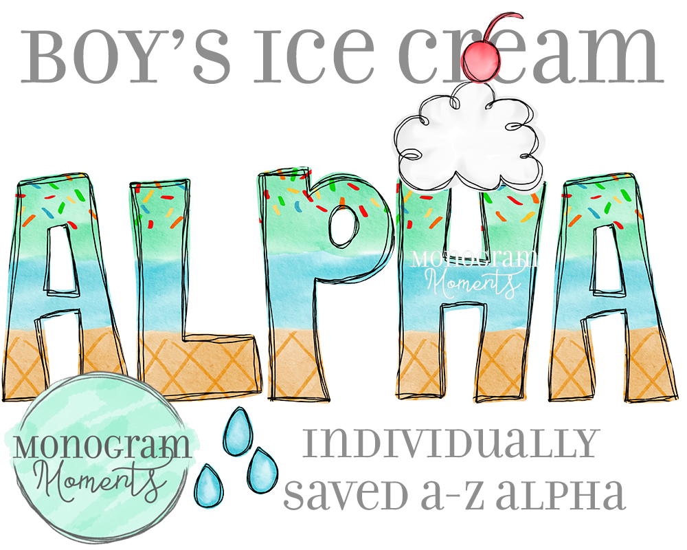 Boy's Ice Cream Alpha