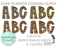 Cool Summer Leopard Alpha x4