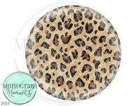 Grunge Leopard Background