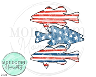 Patriotic Stacked Bass