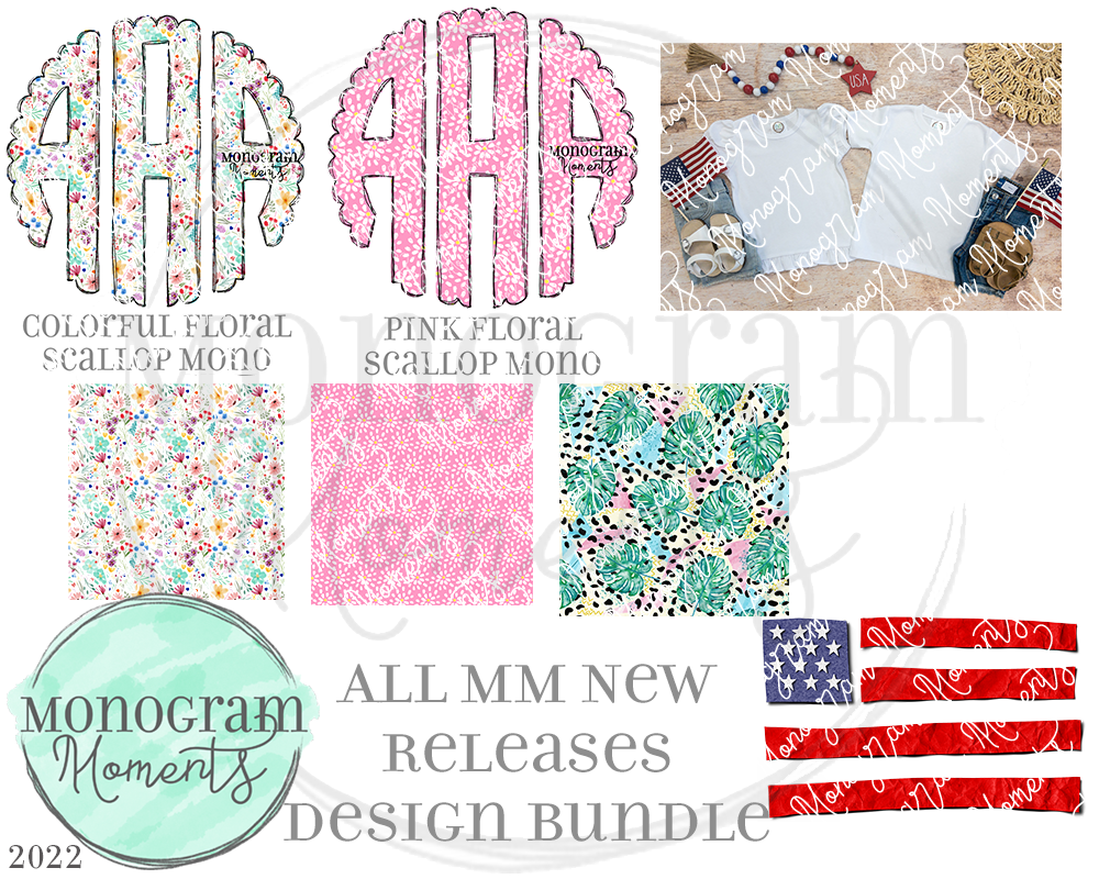 New Release Bundle 5/03/22 - Save 50% - 7 Total Designs