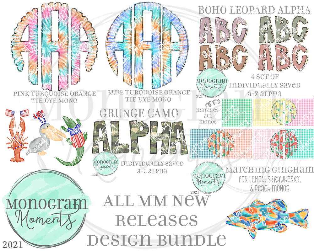 MM New Release Bundle 5/6/21 - Save 50% - 7 Total Designs