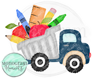 Boy's School Supplies Dump Truck