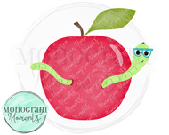 Boy's School Worm Apple