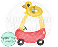 Pool Float on Red Car