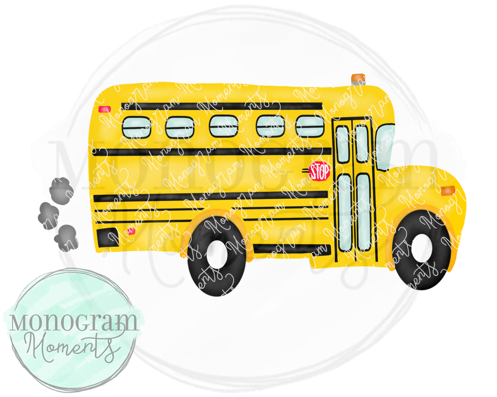 School Bus – Monogram Moments