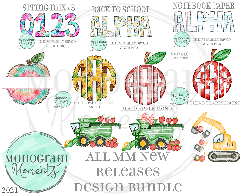 MM New Release Bundle 5/20/21 - Save 50% - 10 Total Designs