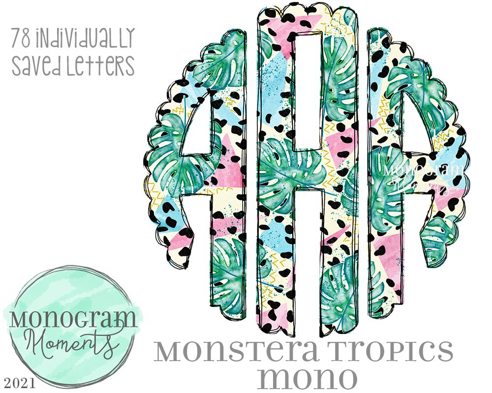 Monstera Tropics Mono