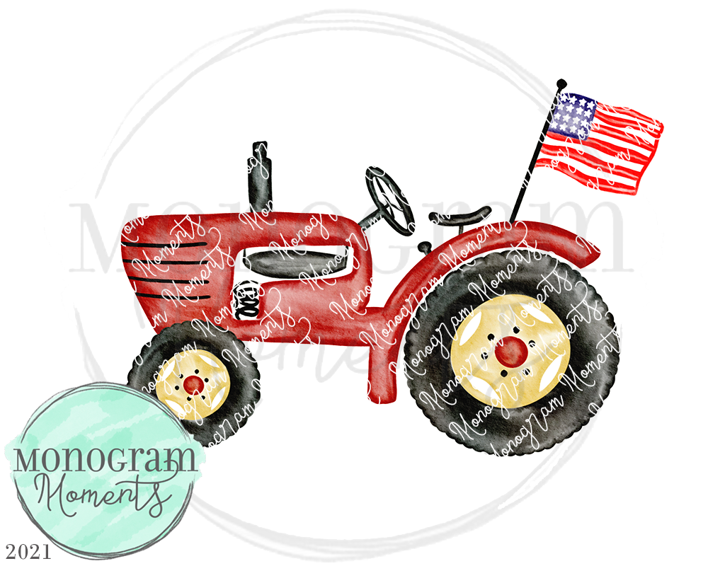Red Tractor & Flag