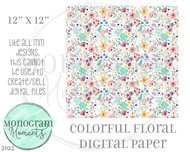 Colorful Floral DP - Matches Floral Heart Bundle