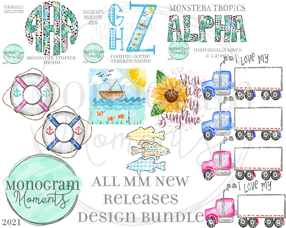 MM New Release Bundle 5/27/21 - Save 50% - 12 Total Designs