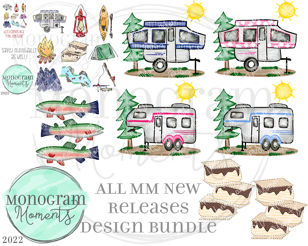 New Release Bundle 6/14/22 - Save 50% - 8 Total Designs
