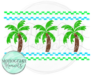 Boy's Smocked Palm Trees