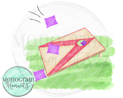 Girls corn hole, beach toys sublimation