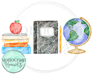 Boy's Books & Globe Trio