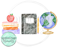Girl's Books & Globe Trio