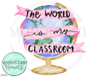 Pink Homeschool Globe