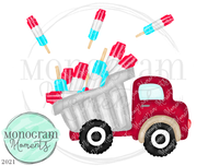 Popsicle Dump Truck