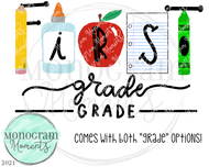 School Supplies First Grade