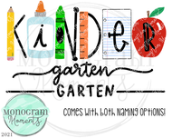 School Supplies Kindergarten