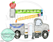 Load image into Gallery viewer, School Supplies Lineman Truck
