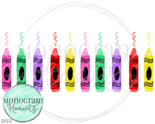 Load image into Gallery viewer, Girl&#39;s Crayon Row
