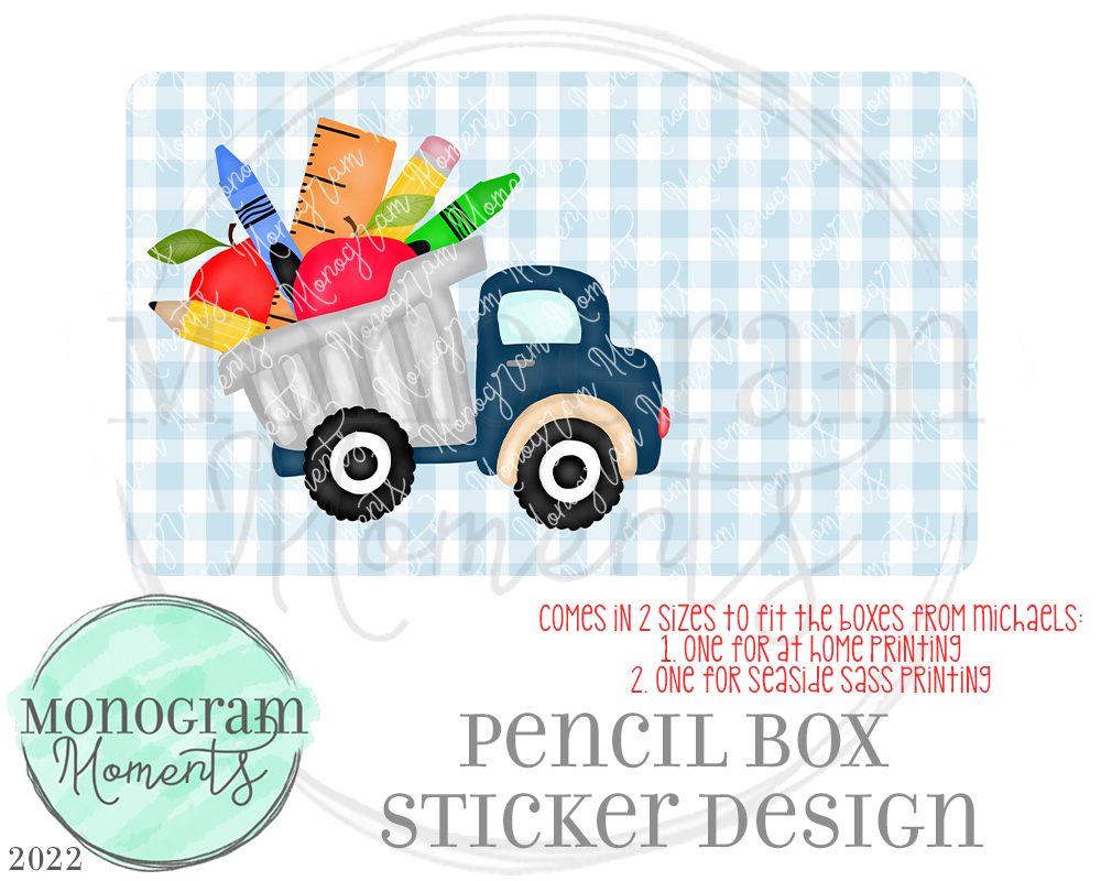 Pencil Boxes-Boy's Dump Truck