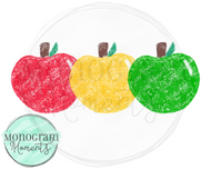Crayon Apple Trio