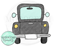 Empty Grey Truck