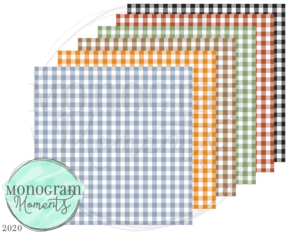 Fall Small Gingham Backgrounds