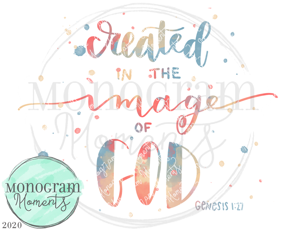 Image of God – Monogram Moments