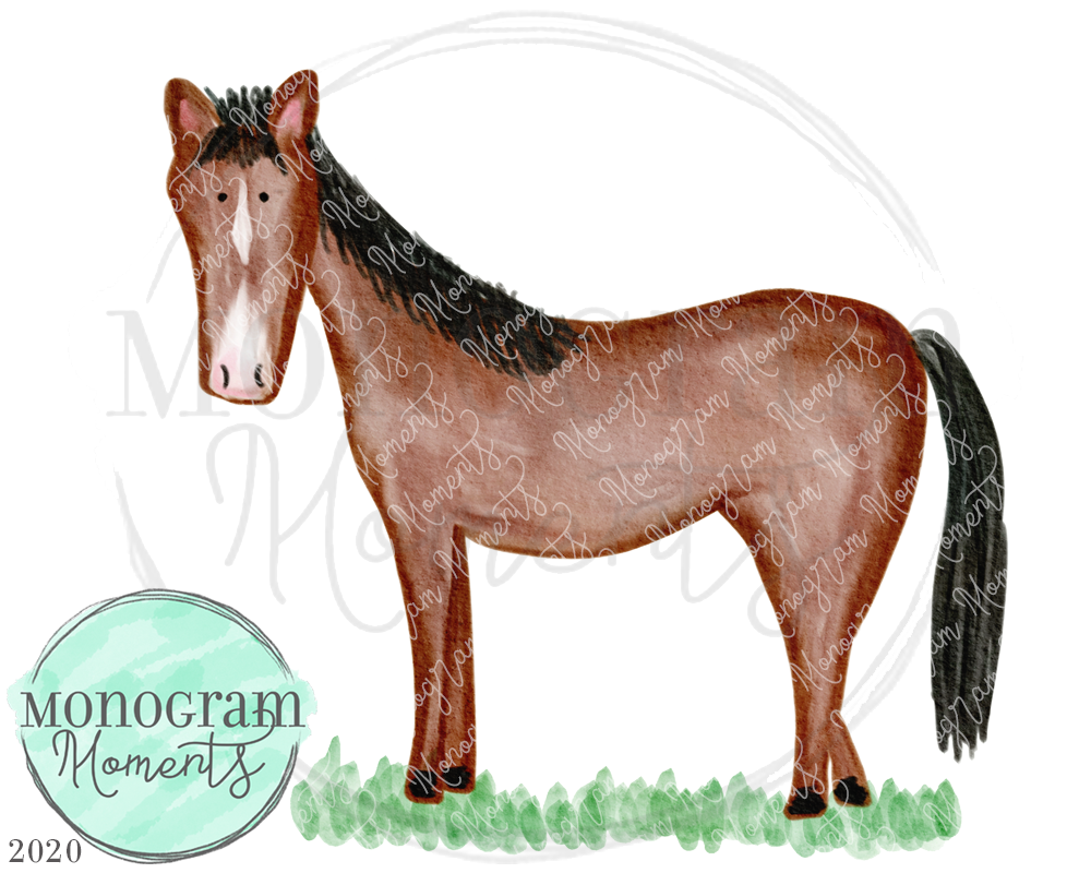 Whimsy Brown Horse
