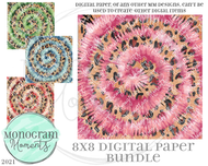 Leopard Tie Dye Papers