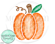 Orange Pumpkin Pieces