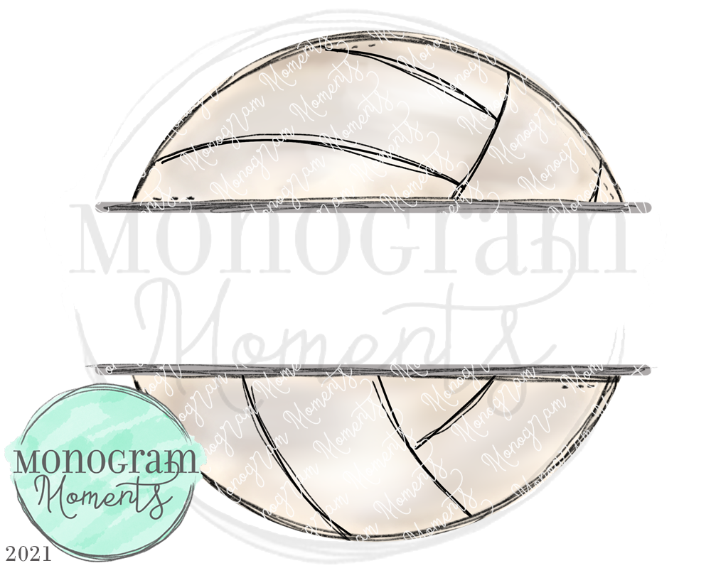 Volleyball Name Plate