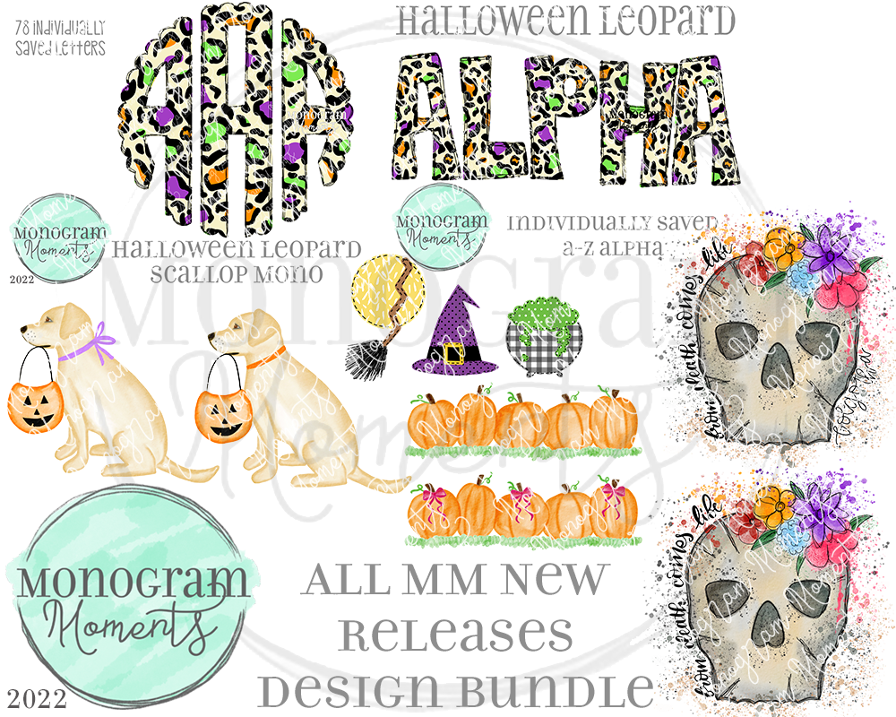 New Release Bundle 8/2/22 - Save 50%- 8 Total Designs