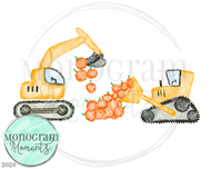 Construction Pumpkin Trio