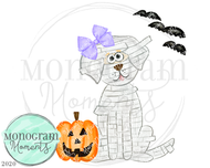 Girl's Mummy Dog