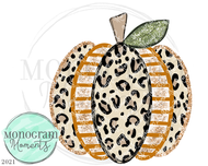 Funky Leopard Pumpkin