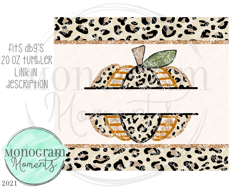 Funky Leopard Tumbler Paper-DBG 20oz