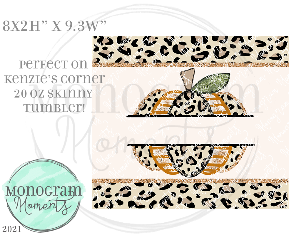 Funky Leopard Tumbler Paper