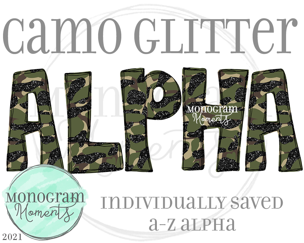 Glitter Camo Alpha