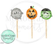 Halloween Lollipops