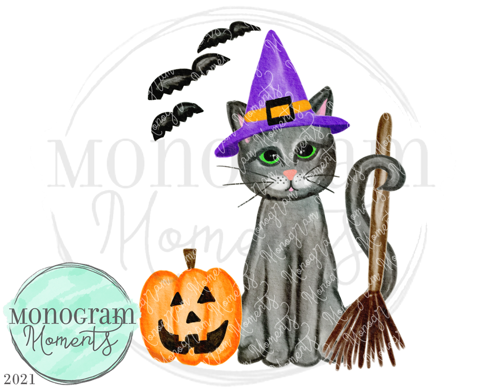 Halloween Witch Cat
