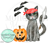 Pirate Halloween Cat
