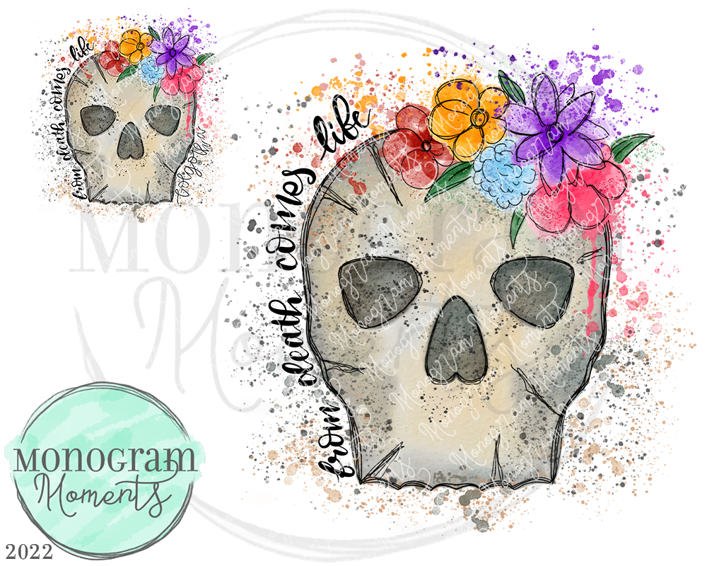 Death to Life Skull – Monogram Moments