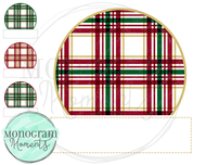 Christmas Plaid Background