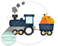 Navy Pumpkin Train