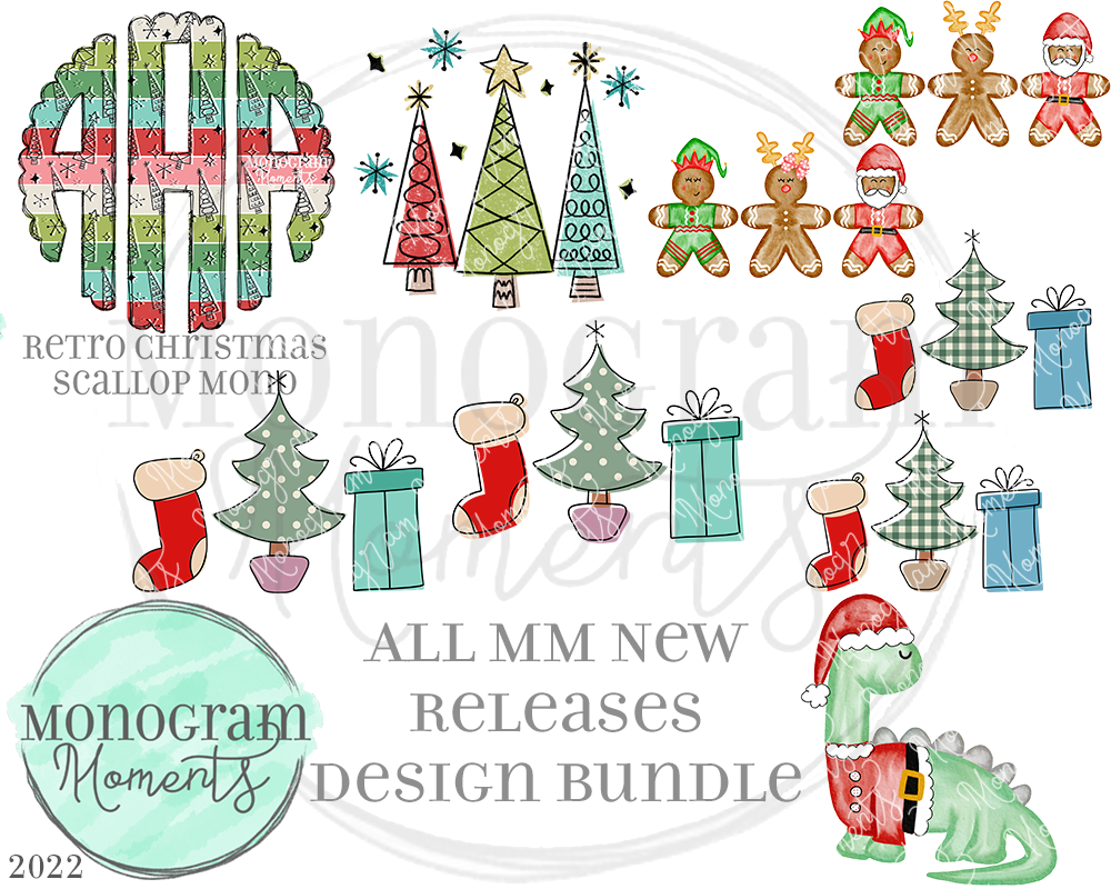 New Release Bundle 9/20/22 - Save 50% - 9 Total Designs